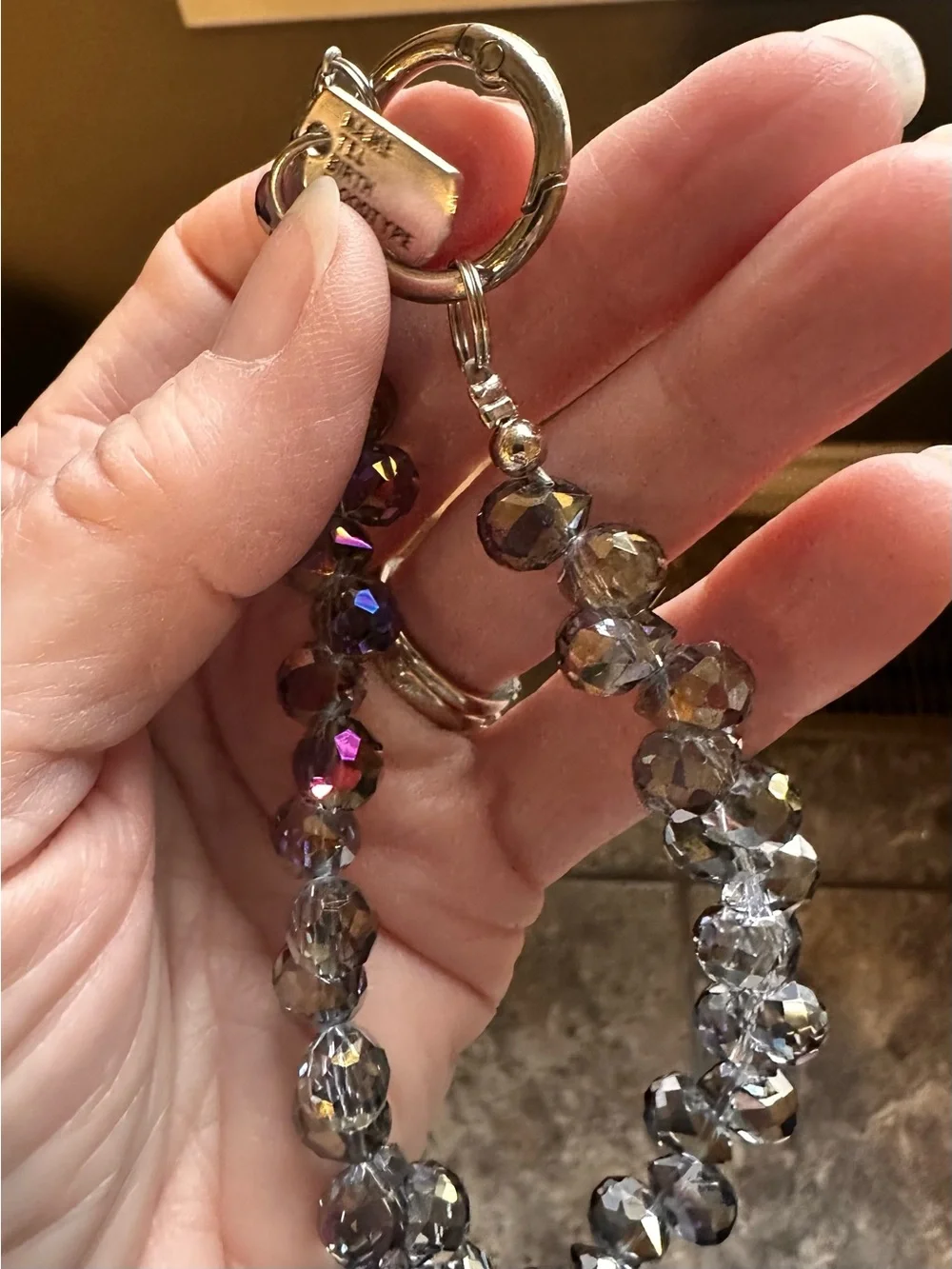 Artisan faceted iridescent
